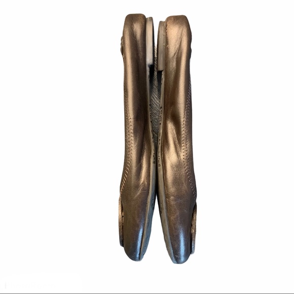 HP {Tory Burch} Dark Chocolate Reva Flats Women’s 7 Ballet - Picture 4 of 14